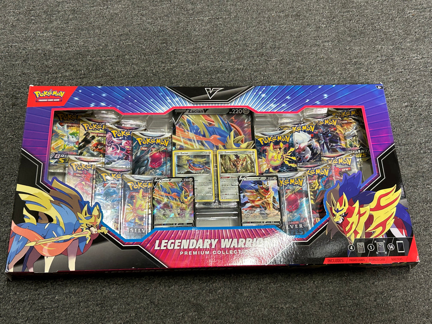 LEGENDARY WARRIORS PREMIUM COLLECTION. 14 PACKS