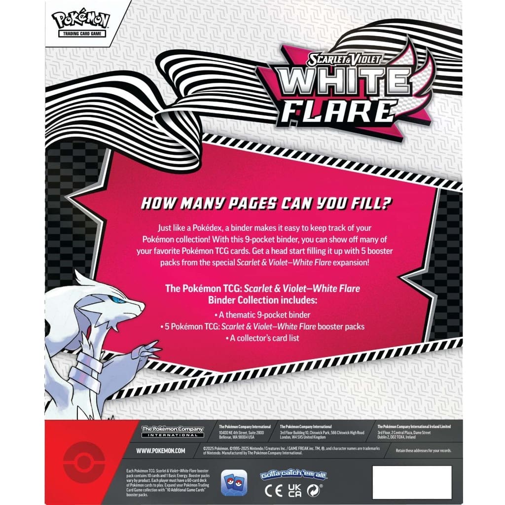WHITE FLARE BINDER COLLECTION