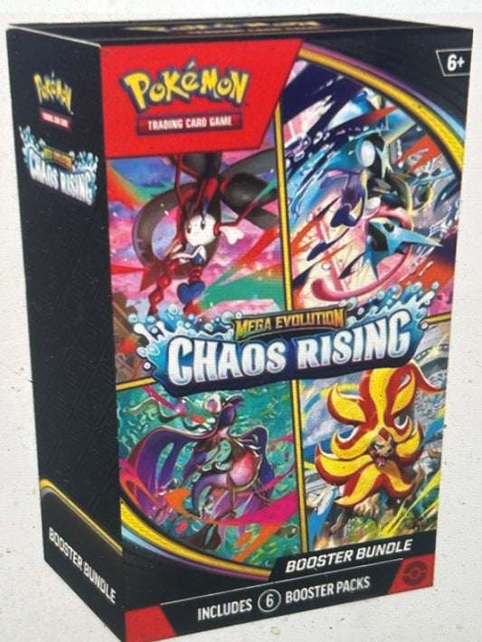 CHAOS RISING SEALED BOOSTER BUNDLE. 6 PACKS.  LIMIT 2
