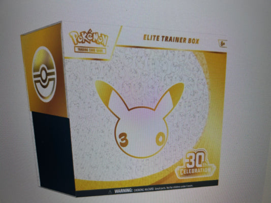 CELEBRATIONS 30TH ANNIVERSARY SEALED ELITE TRAINER BOX (10 BOX CASE) *RELEASE 9/16*