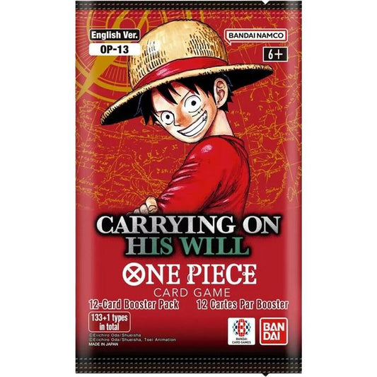 ONE PIECE OP-13 CARRYING ON HIS WILL BOOSTER BACK