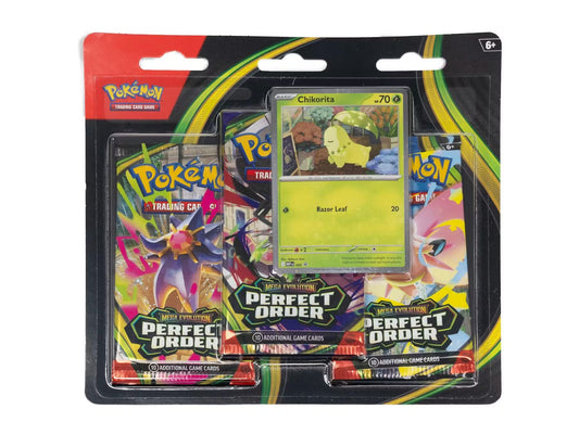 PERFECT ORDER 3 PACK  BLISTER W/ PROMO CARD