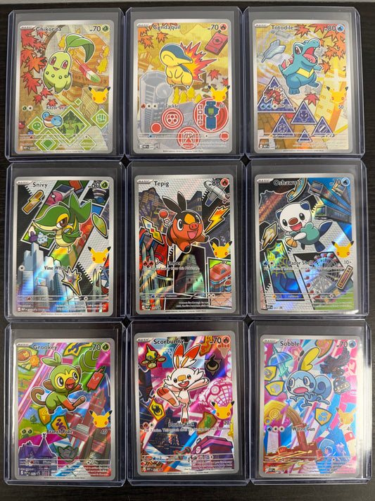 FIRST PARTNER ILLUSTRATION SERIES TWO PROMO SET.  9 CARDS