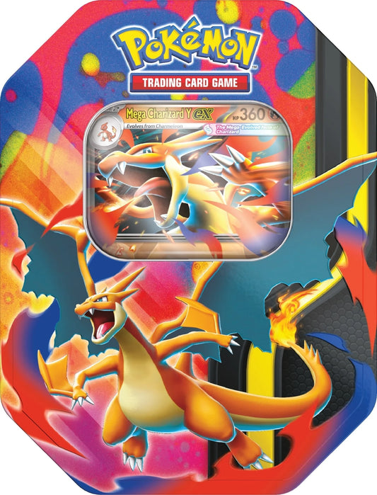 POKEMON CHARIZARD Y & X EX 4-PACK TINS.
