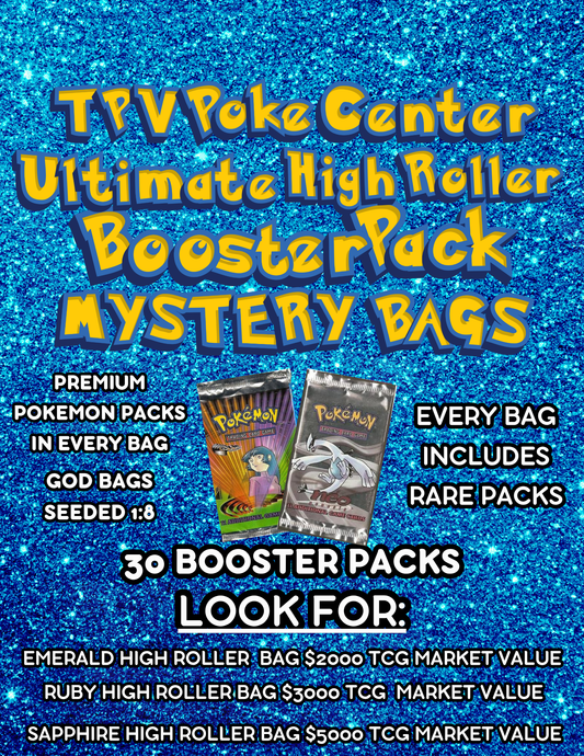 ULTIMATE HIGH ROLLER BOOSTER PACK MYSTERY BAG.  30 PACKS